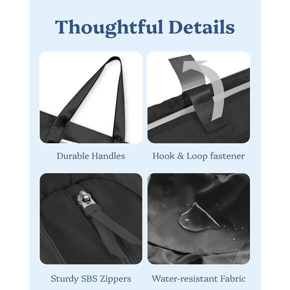 Tote Bag for Women Weekender Bag with Laptop Compartment for Work Nurse Travel G - Picture 5 of 7